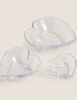 Small Glass Heart Serving Bowl